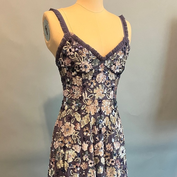 Needle & Thread Wildflower Midi Dress USA 2 - Picture 5 of 9